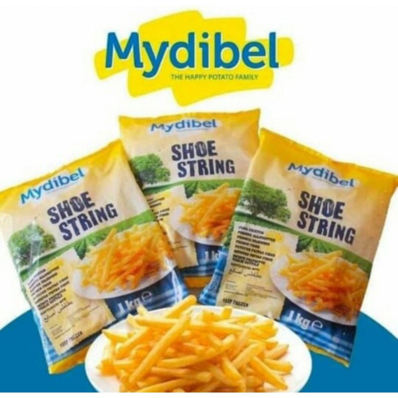 

Kentang Mydibel Shoestring 1 Kg - Kentang Beku- French Fries