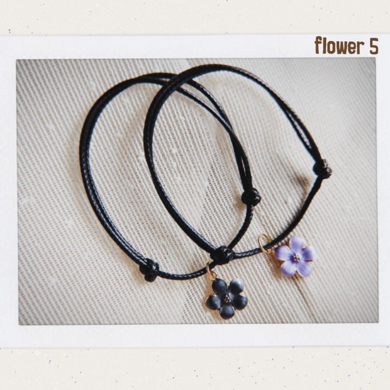 Gelang Bunga Daisy (2) Tali Waterproof bisa couple