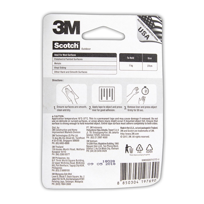 

Sale 3M Scotch Double Tape Vhb Mounting Outdoor 4011C 21 Mm X 2 M Hot Sale