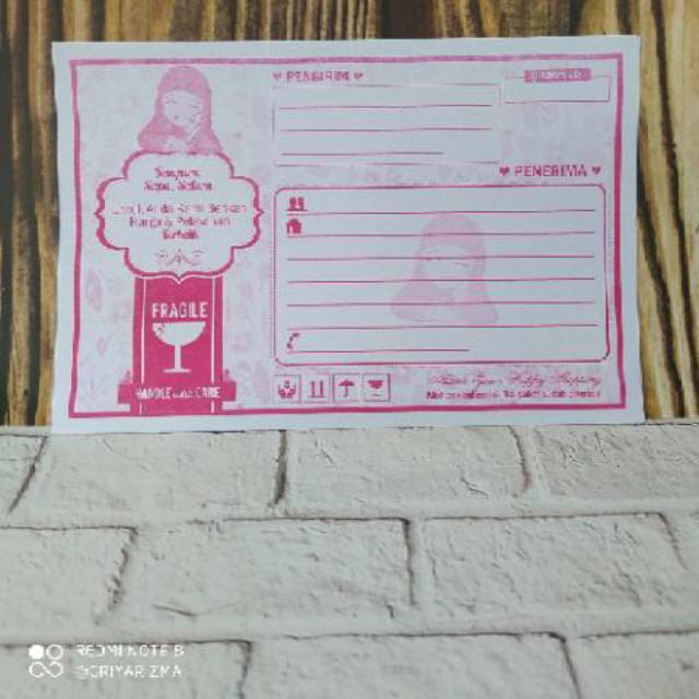 

Label Alamat HVS motif Hijab