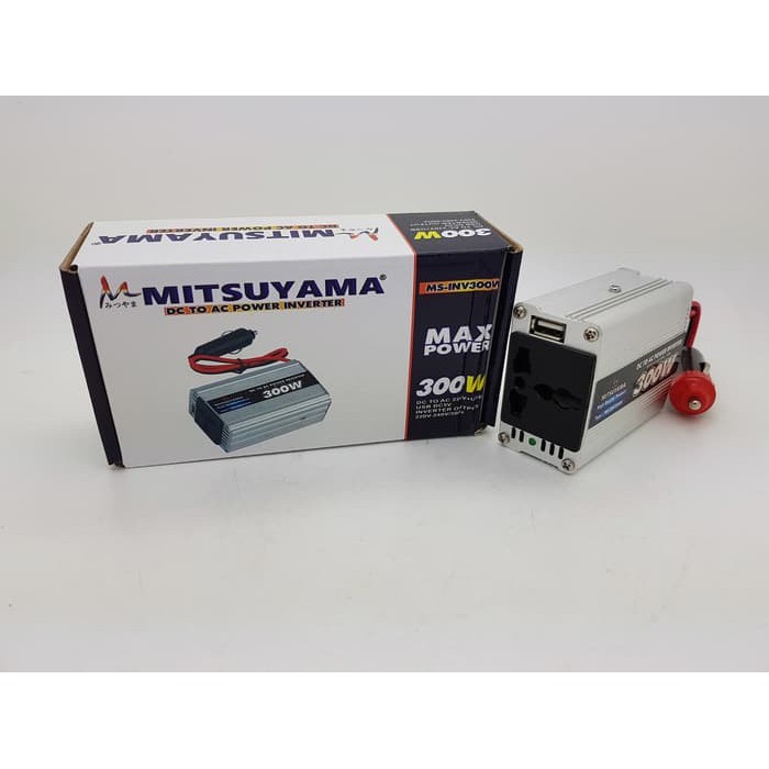 Inverter MITSUYAMA DC TO AC 300w Watt Converter Pengubah Arus