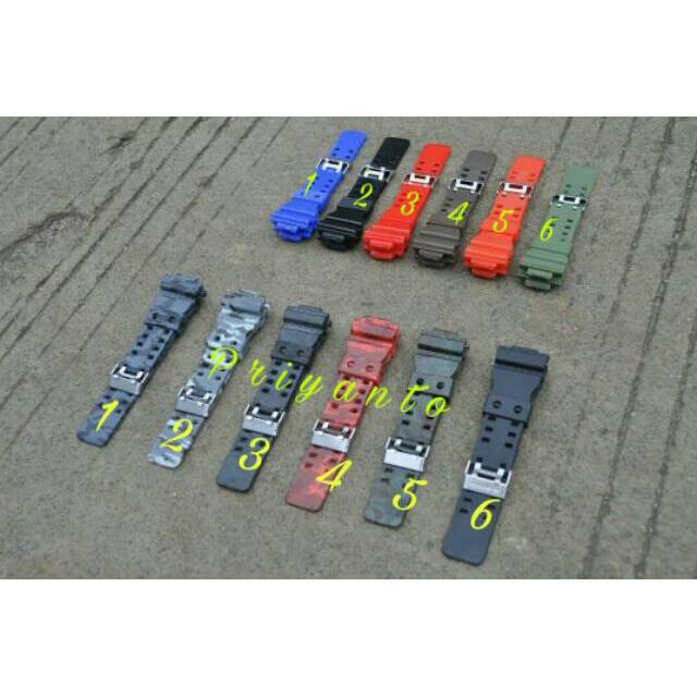 RUBBER STRAP TALI JAM TANGAN CASIO G-SHOCK GDF-100 G-8900 GD-8900