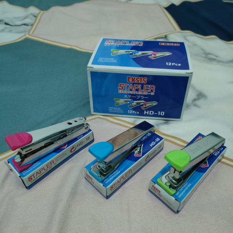 

Azka_Niam SATUAN ( 1 PCS ) Stapler HD-10 Exis / Safari Staples HD10 Exis / Safari