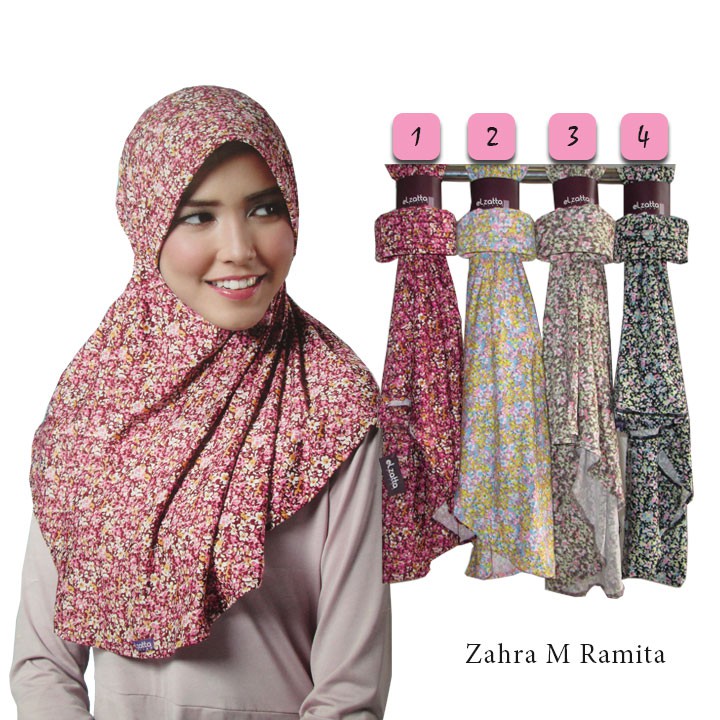 Kerudung Bergo Zahra M Ramita by Elzatta