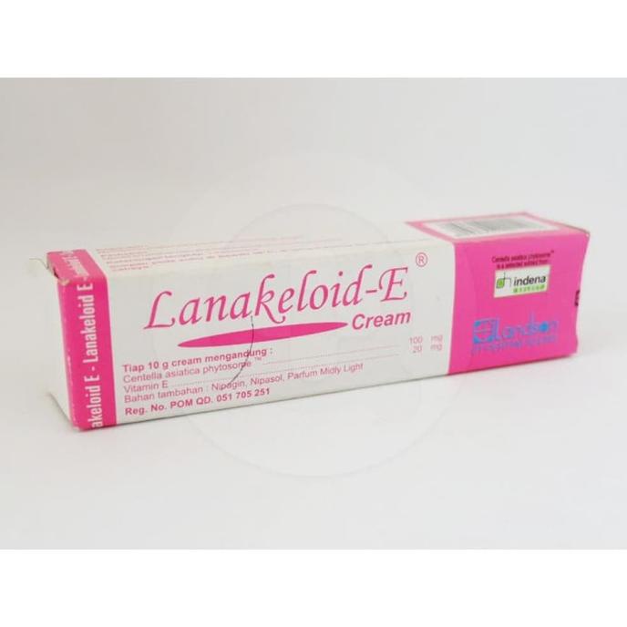 Lanakeloid-E cream untuk mengecilkan keloid lanakeloid original