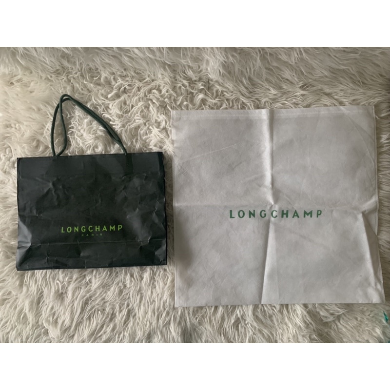 Preloved dusbag dan paperbag longchamp second pl