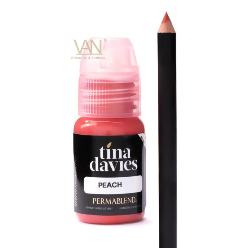 Tinta Permablend X Tina Davies Lip Duo - Peach Original Made in USA 15ml