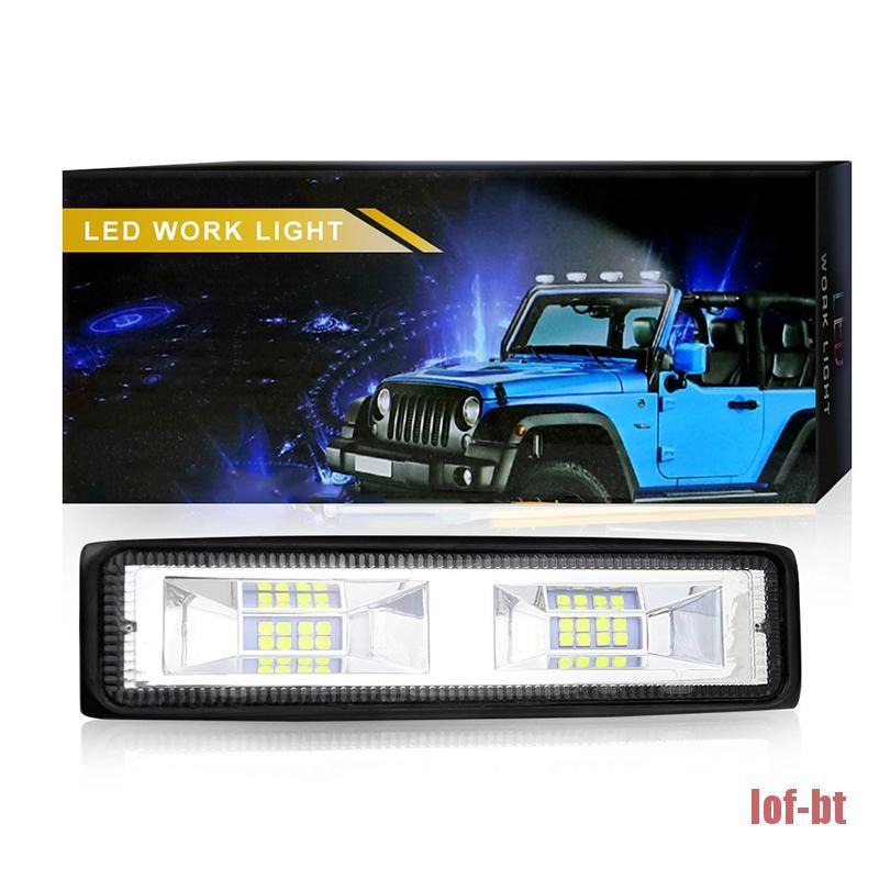 [lof-auto] 16LED Work Light Bar 48W 6000K Waterproof Car Spot Beam Fog Driving Lamp