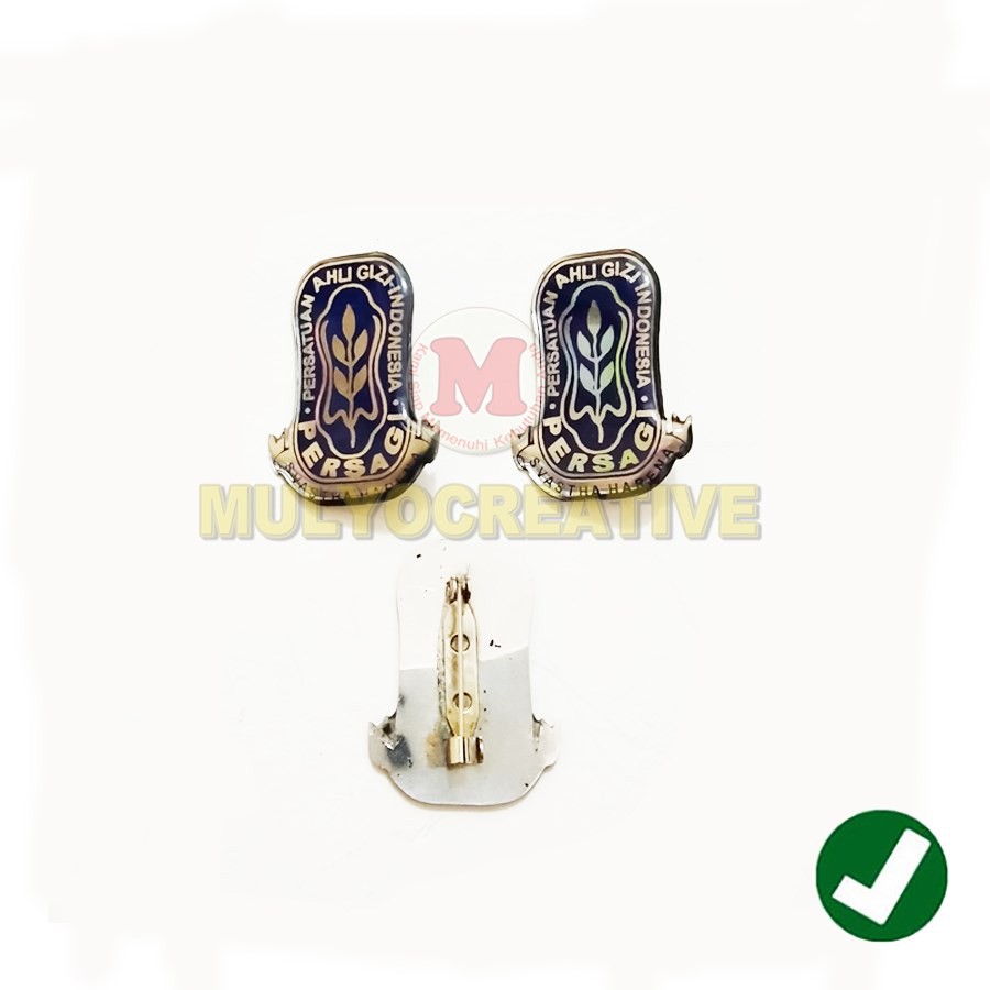 Lencana Pin Logo PERSAGI Pin Pesatuan Ahli Gizi Murah