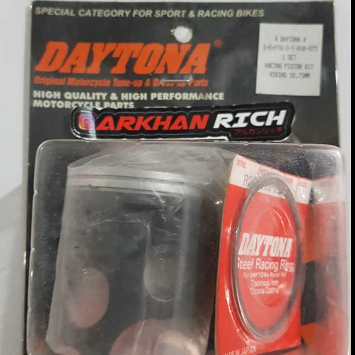 PISTON RX KING OS75 TEFLON ORIGINAL DAYTONA JAPAN