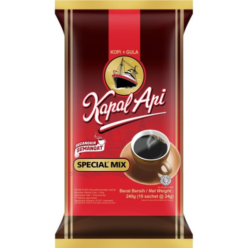 

KAPAL API SPECIAL MIX KOPI 10 SACHET 240G