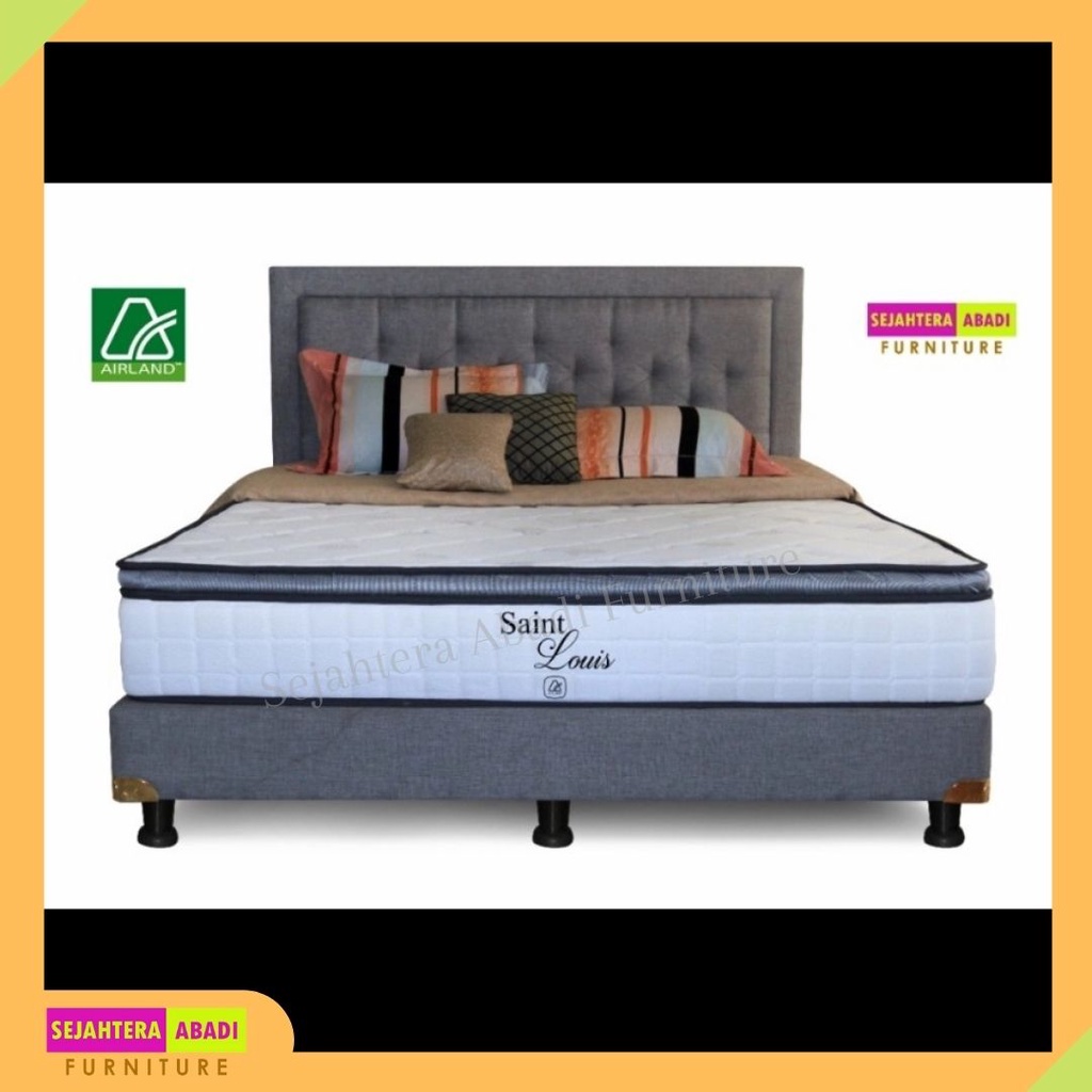 Springbed Kasur AIRLAND Matras Plushtop SAINT LOUIS Sanitized Promo