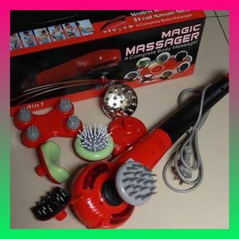 ALAT PIJAT REFLEKSI LISTRIK MAGIC MASSAGER 8 IN 1 PIJIT GETAR TERMURAH