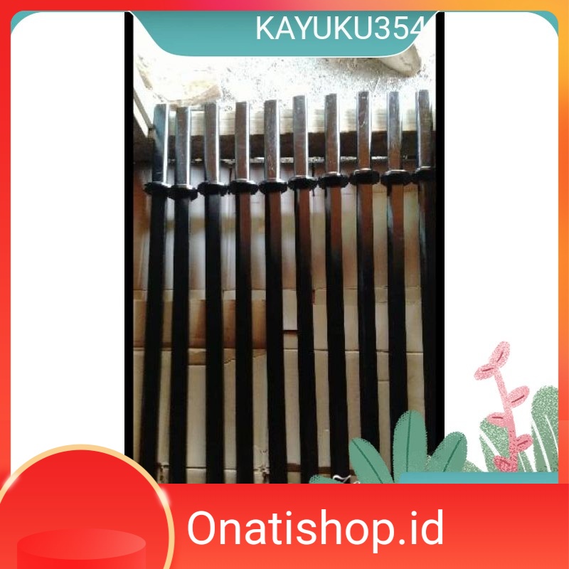 Boken pedang kayu full black