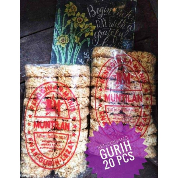 Rengginang/Rengginan Gurih/Rengginan Manis Khas Magelang