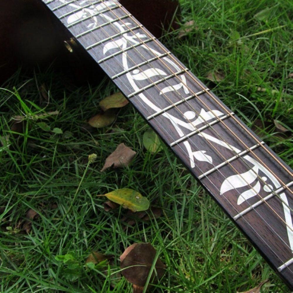 Chookyy Fretboard Stiker Baru Alat Musik Dekorasi Indah Cross Inlay Decals