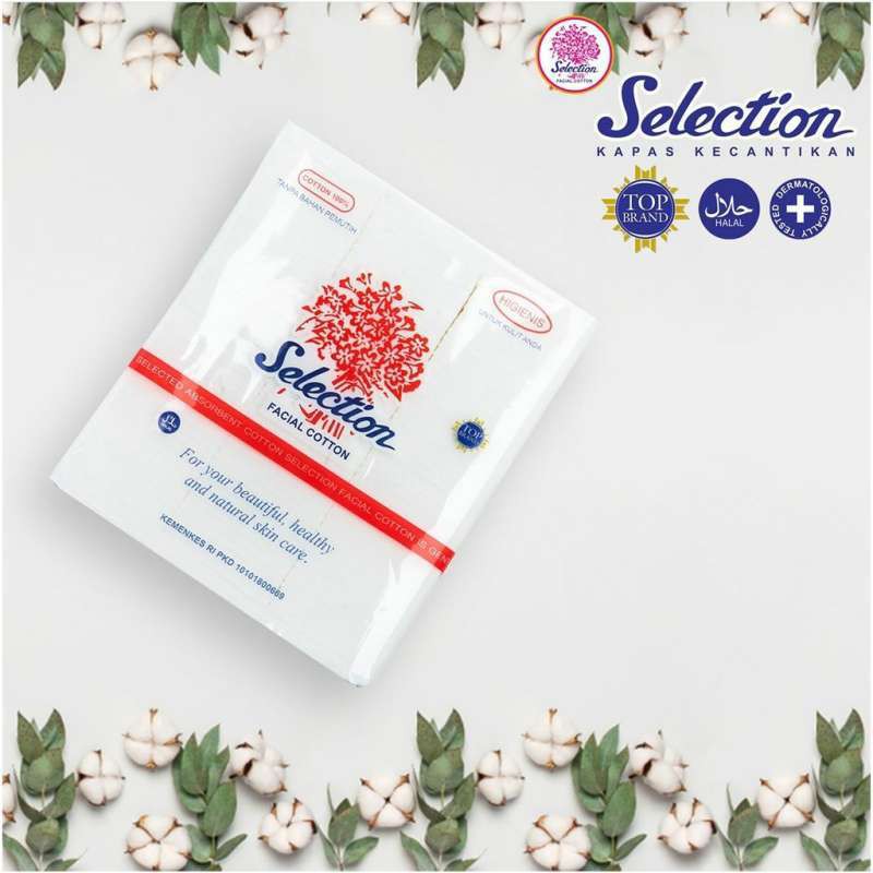 Kapas Wajah Selection Facial Cotton 35 Gram Original