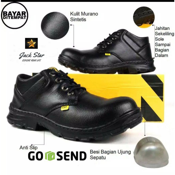 Sepatu Safety Pria Ujung Besi/Safety Shoes Terbaru/Sepatu Safety Ujung Besi Low