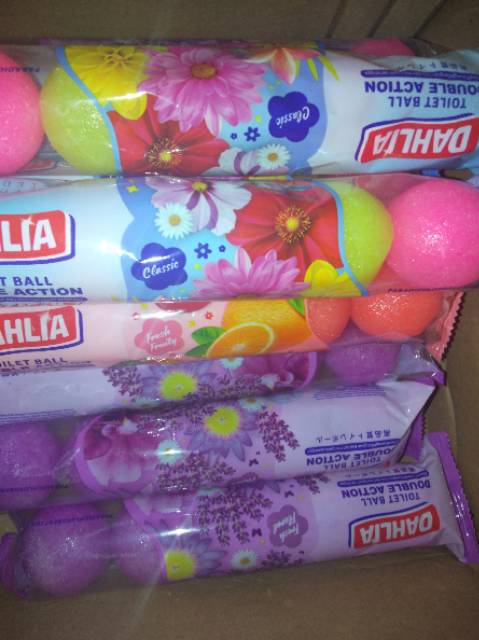 Kamper kapur barus toilet ball Dahlia isi 3 atau 5 dan 6