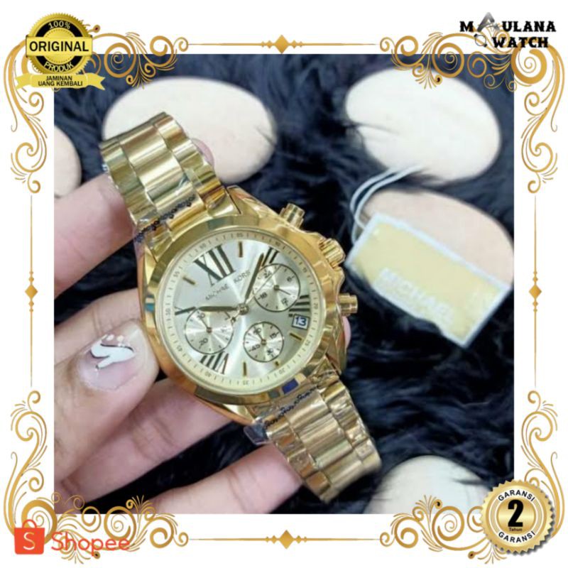 JAM TANGAN PRIA WANITA | RANTAI | KULIT | KARET | MURAH | WANITA [MICHAEL KORS MK 5798] ORIGINAL