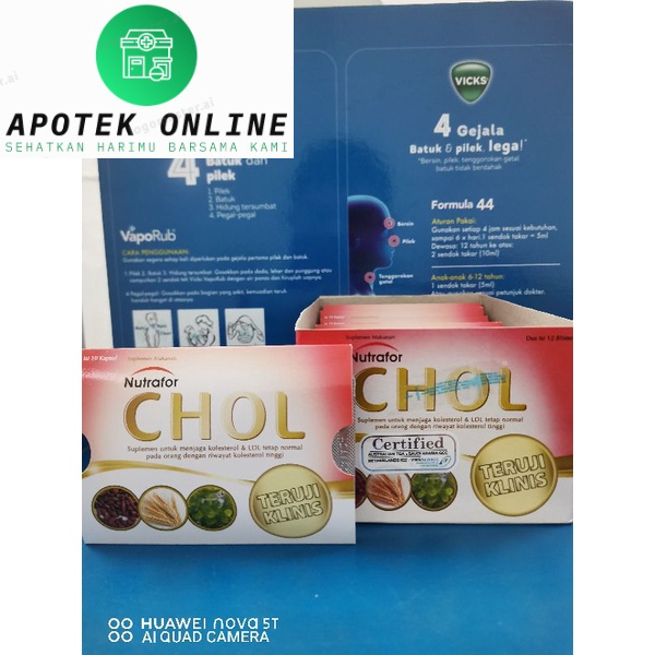 NUTRAFOR CHOL Strip 10 tablet Obat Herbal Kolesterol