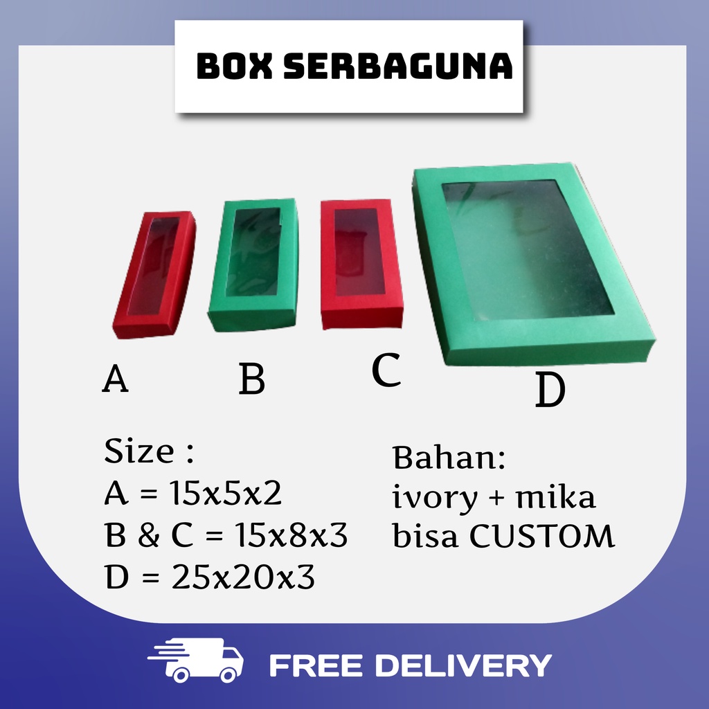 

DUS BOX MIKA FRAME TEBAL MURAH bisa CUSTOM
