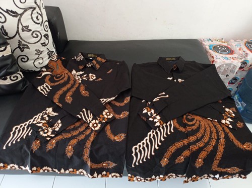 Couple Batik Keluarga || Setelan Couple Batik Ayah Ibu Anak Cewek