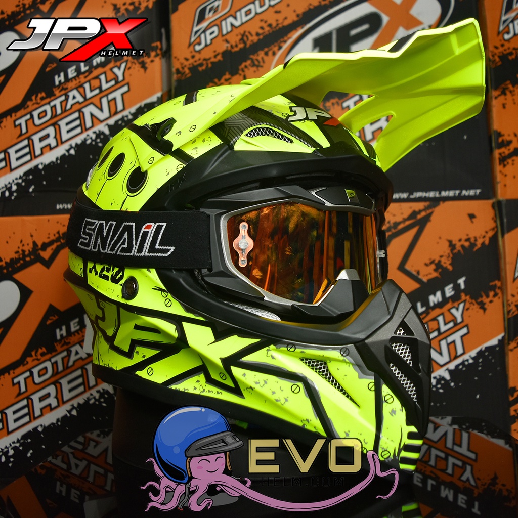 HELM JPX CROSS MOTIF TERBARU X20 TITAN