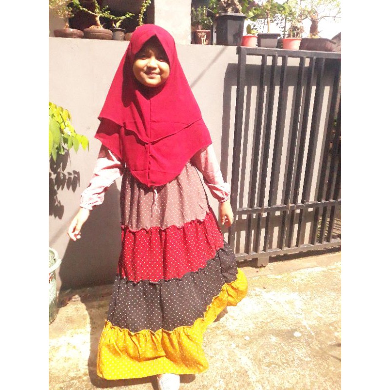 BAJU GAMIS ANAK PEREMPUAN //UNTUK UMUR 10-12 TAHUN