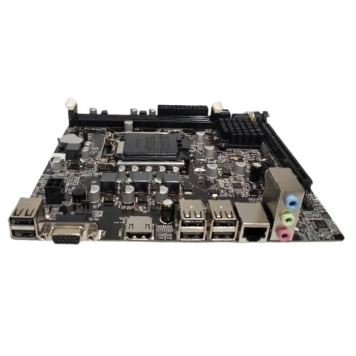 QWERTY Intel H61 LGA1155 DDR3 Micro ATX Motherboard Garansi resmi