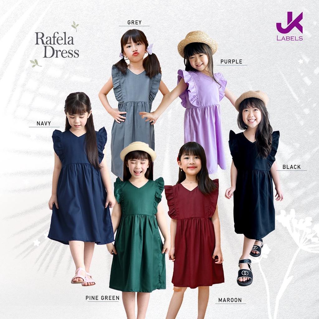 RAFELA DRESS (1-8 TAHUN)