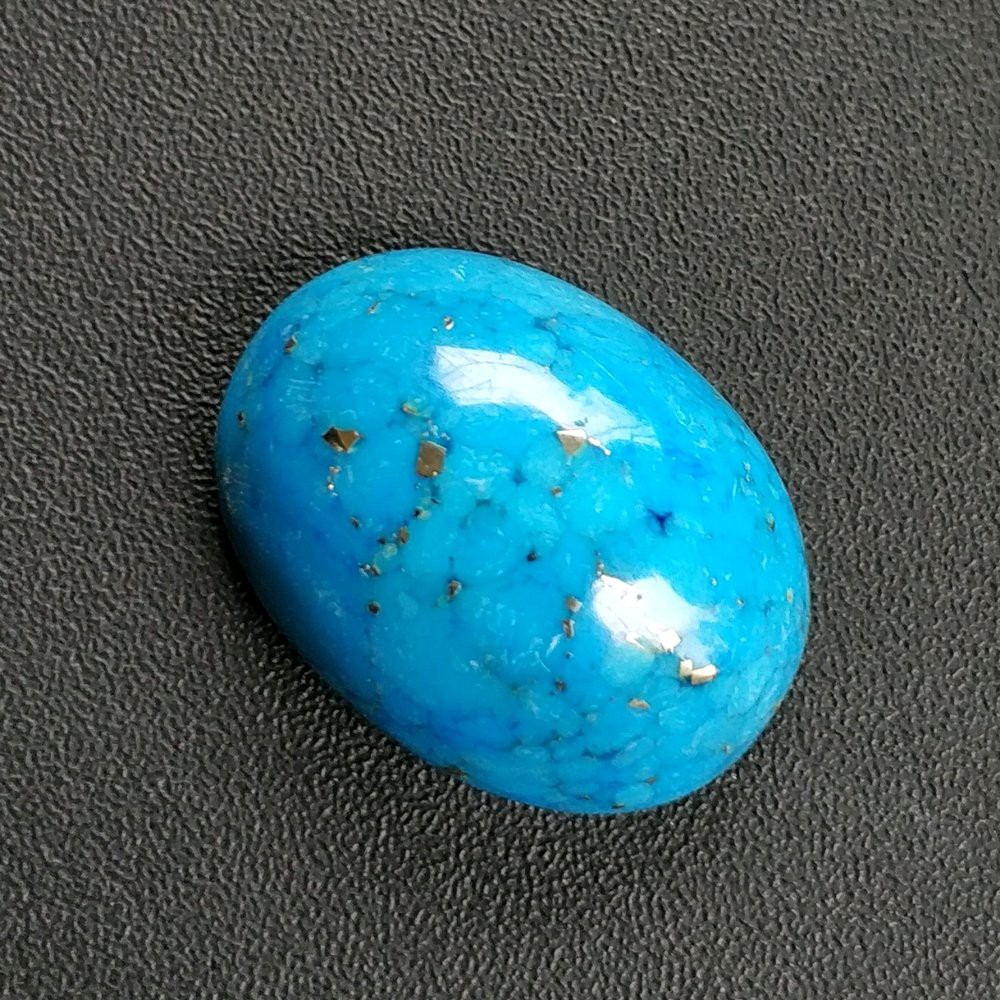 NATURAL BATU AKIK PIRUS BIRU XIN JIANG TURQUOISE SERAT EMAS