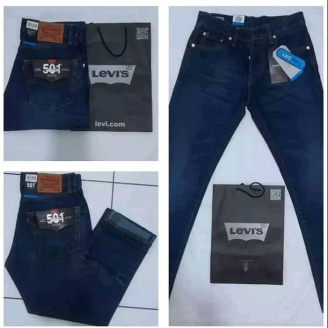 Celana jeans pria celana jeans pria standar Premium Original Levis 501