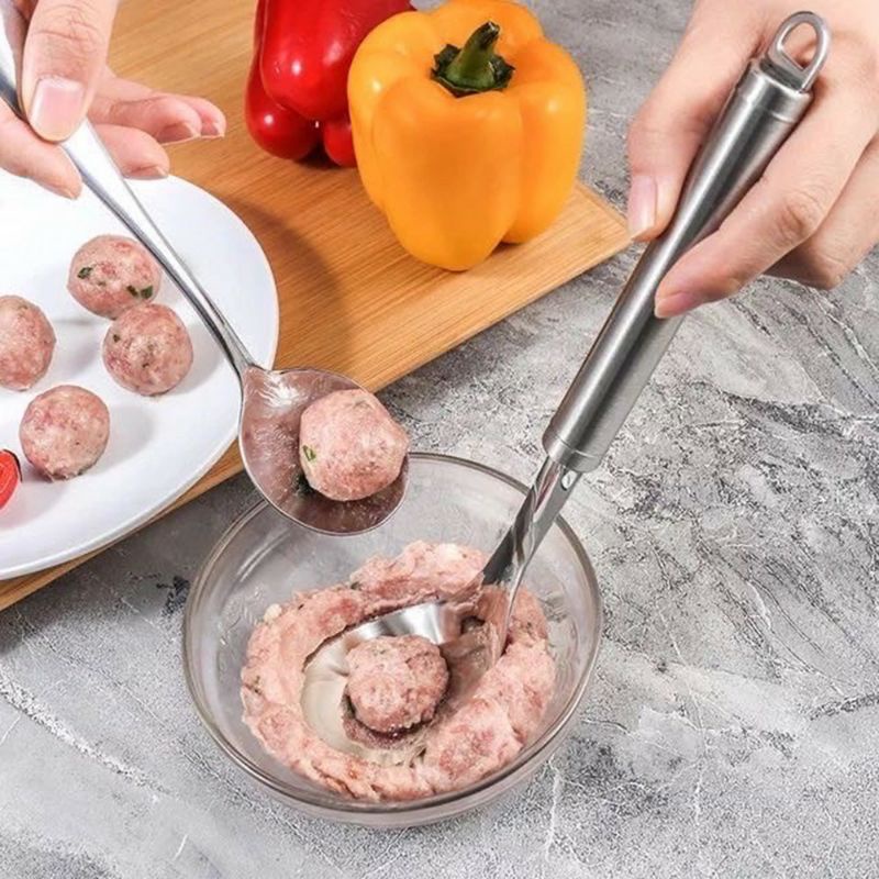 Sendok Cetakkan Bakso Stainless Steel / Cetakkan Bakso / Sendok Pembuat Bakso