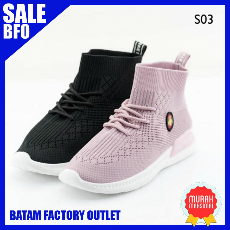 GS03 - BFO - BatamFactoryOulet - Sepatu Sneakers Viral Murah Berkualitas - Grosir Online Batam