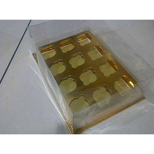

[COD] Box Mika Cupcake 12 / Kotak mika / Box Emas / Box kue [COD]
