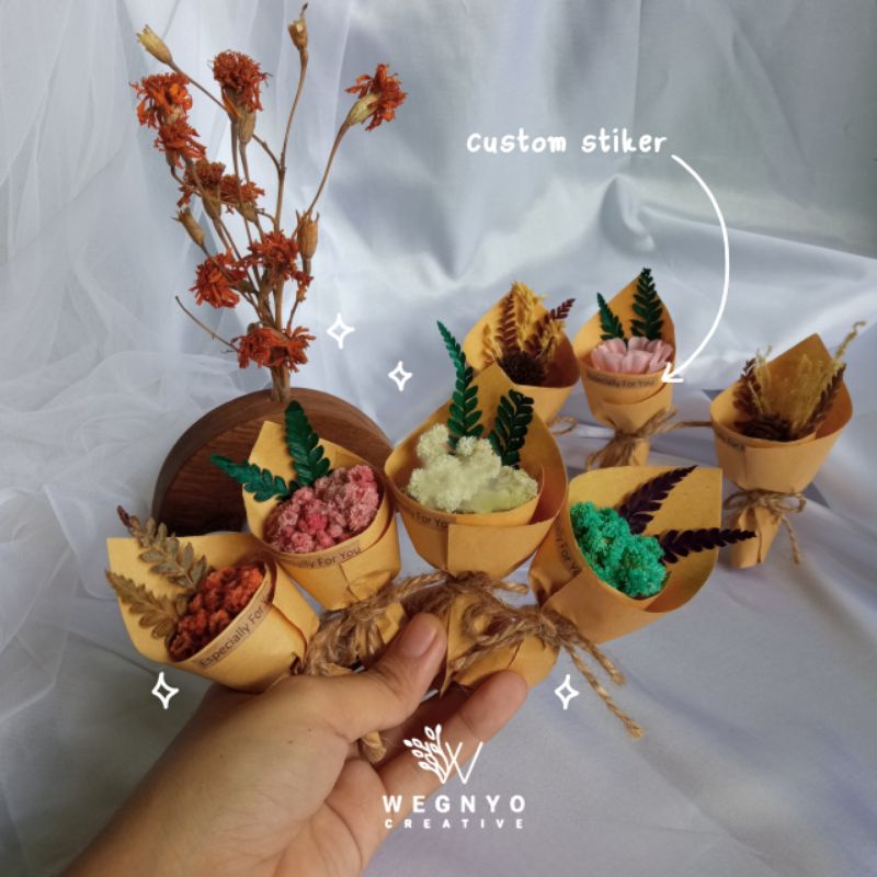 

Buket Bunga Kering Samson Mini