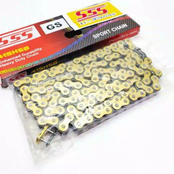 ➮ RANTAI SSS SB428-130L / 415SB-130L RANTAI MOTOR VIXION NINJA CBR SATRIA FU JUPITER MX ❄