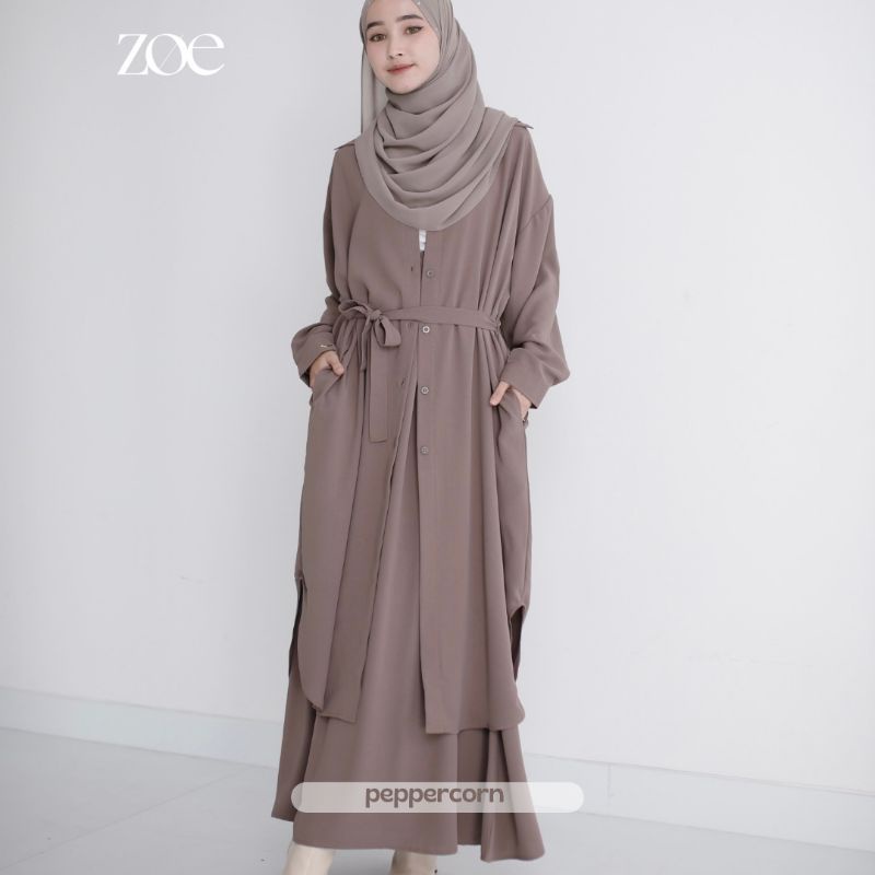 PREMIUM ZOE SET | Wmcom | One set | Long tunik set rok | Tunik rok setelan |