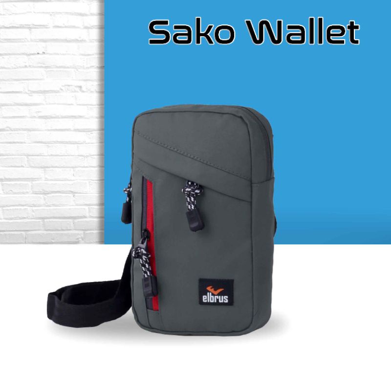 Tas Sako Wallet Terbaru Keren Multifungsi Pria Wanita Premium Material Tahan Air Waterproof | Tas Hp Handphone 6.67 Inch