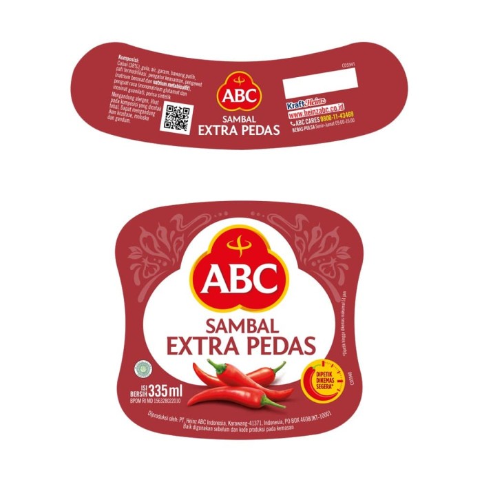 

Sambal-Aneka- Abc Sambal Extra Pedas 335 Ml - Twin Pack -Aneka-Sambal.