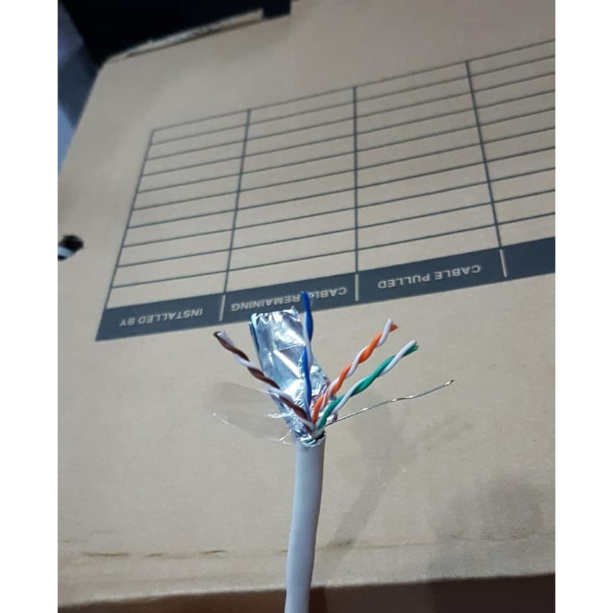 AMP Commscope Kabel STP / FTP Cat5 / cat.5e Kabel Lan Cat 5 Eceran / Meteran