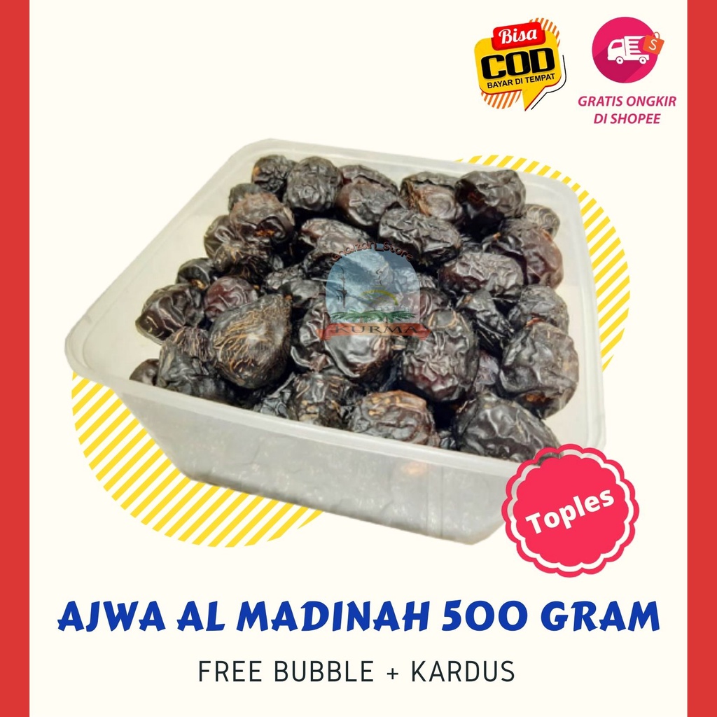 

Kurma Ajwa 500 gr / Kurma Ajwa Premium / Kurma Nabi / Kurma / Promo / Oleh Oleh Haji Dan Umroh