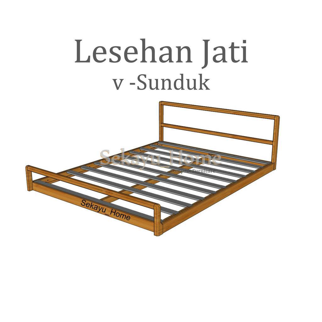 sekayu_home Tempat Tidur Minimalis Dipan Lantai Minimalis Divan Lesehan kayu Jati Dipan Minimalis Dipan kayu Jati Ranjang Lantai