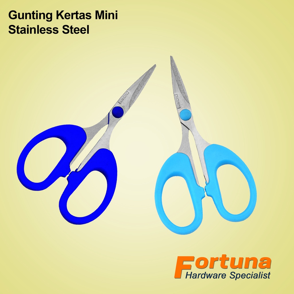 

FORTUNA Gunting Kertas Karton Mini / Alat Tulis Kantor Sekolah