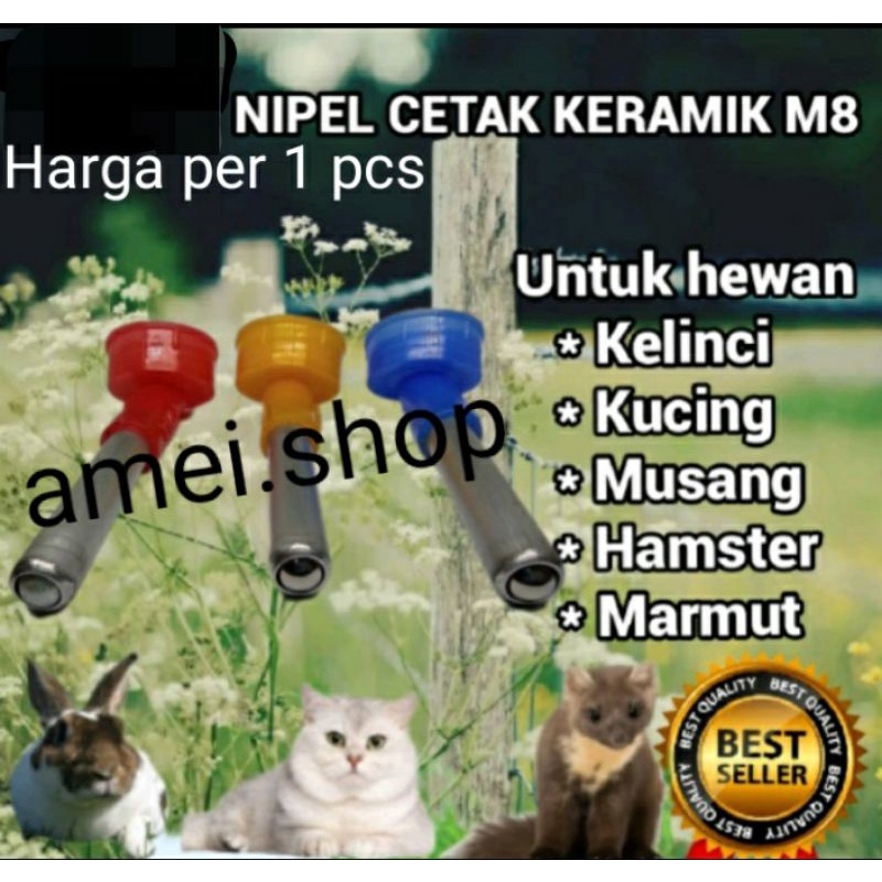 Nipel untuk minuman Kelinci Nipel cetakan Gotri keramik anti karat