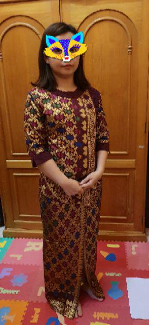 Setelan Batik Couple Keluarga Maya Panjang