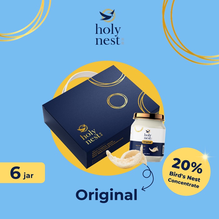 

Minuman Sarang Burung walet HOLYNEST rasa ORIGINAL Concentrate 20% - Gift, Normal Sugar (BERKUALITAS)