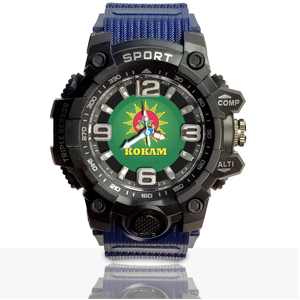 Jam Tangan Custom KOKAM MUHAMMADIYAH Ruber- Water Resistant