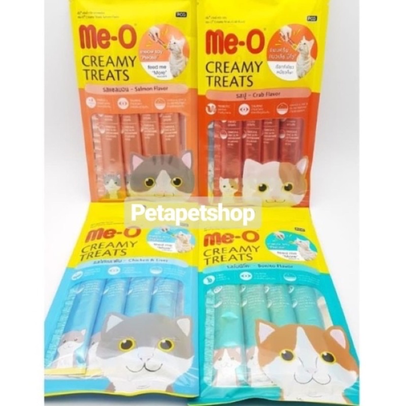 Snack Kucing Me-O Creamy Treats (Isi 4 pcs)